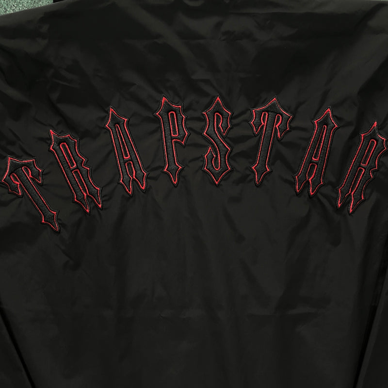 Trapstar Irongate T Windbreaker Jacket - Black/Red