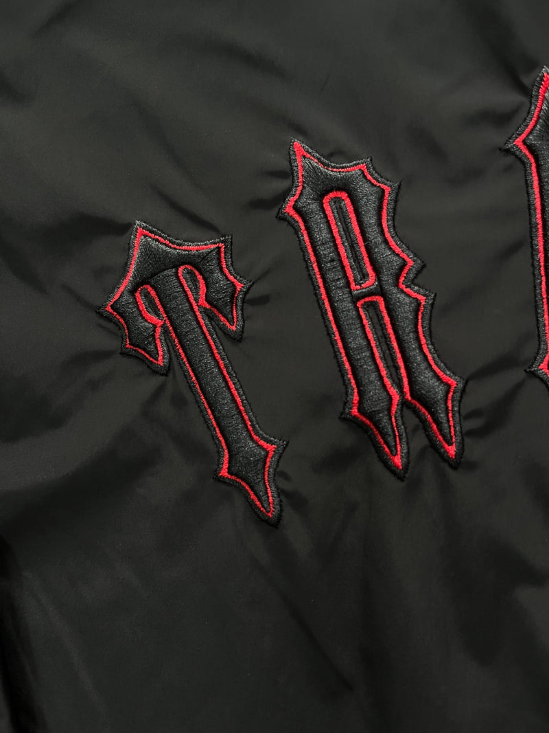 Trapstar Irongate T Windbreaker Jacket - Black/Red