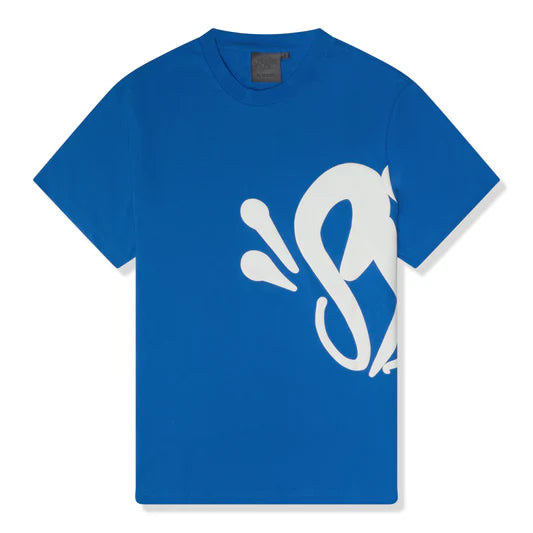 Syna T-shirt & Shorts Set - Blue/Grey Logo