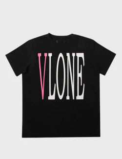 VLONE PINK V T-SHIRT - FAST DELIVERY