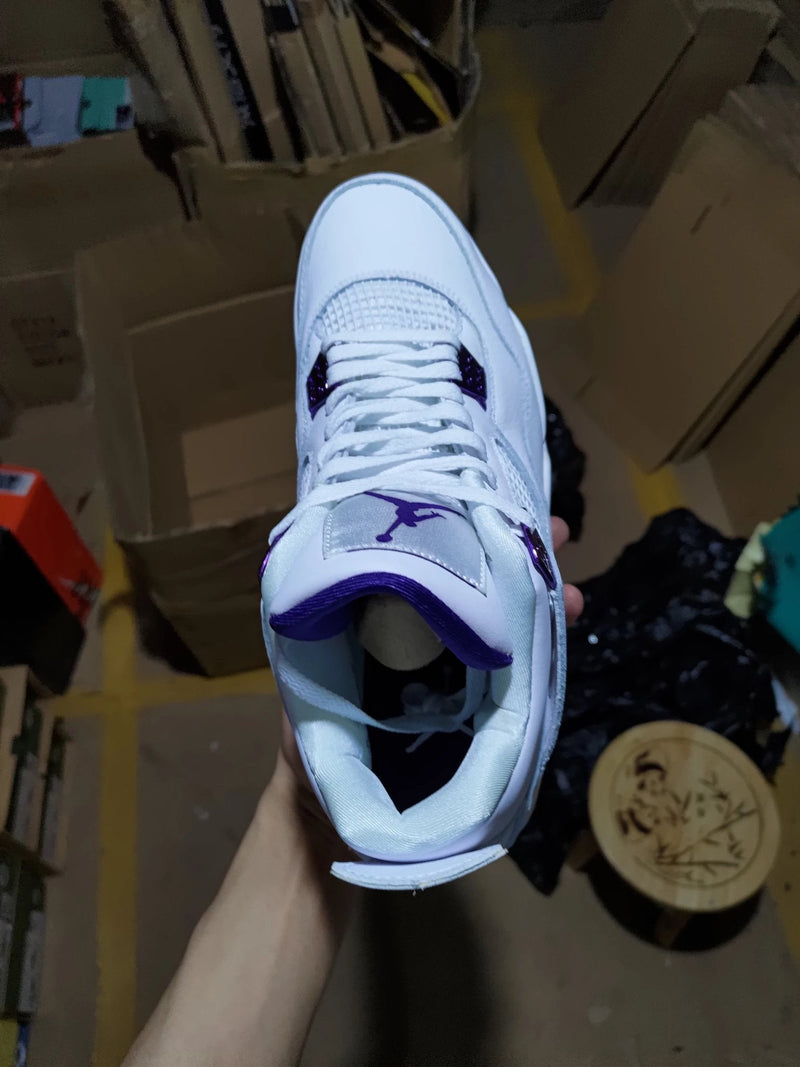 AJ4 Metallic Purple