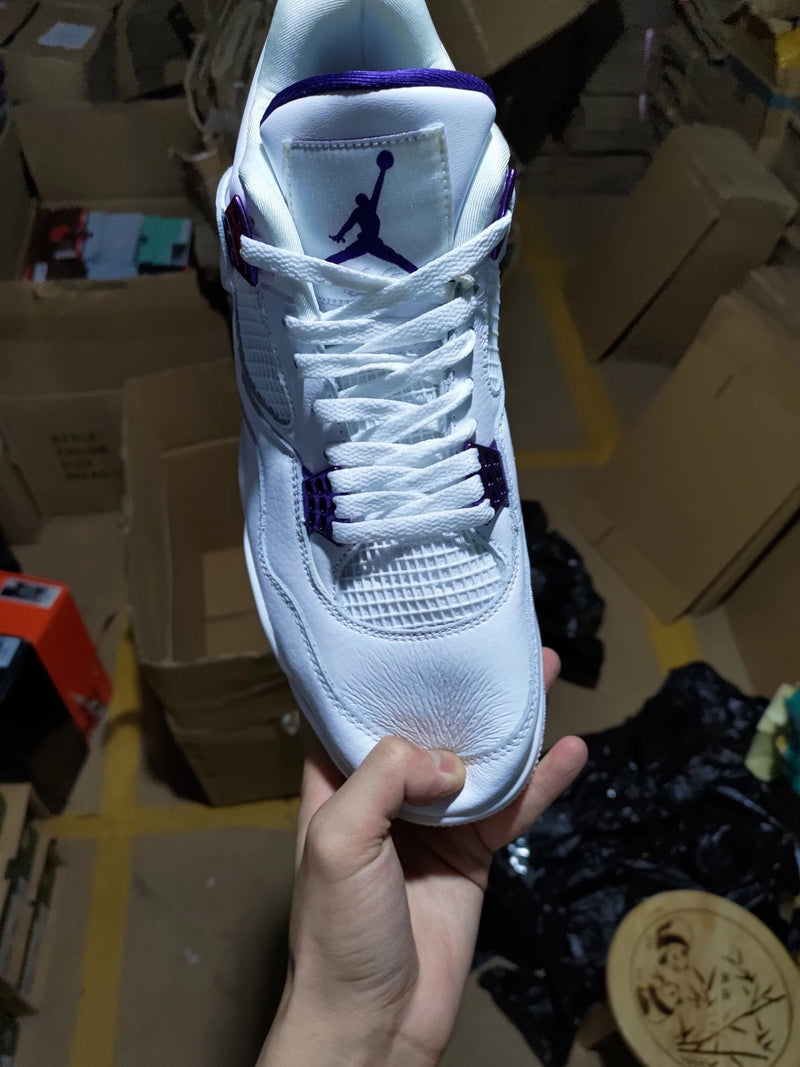 AJ4 Metallic Purple